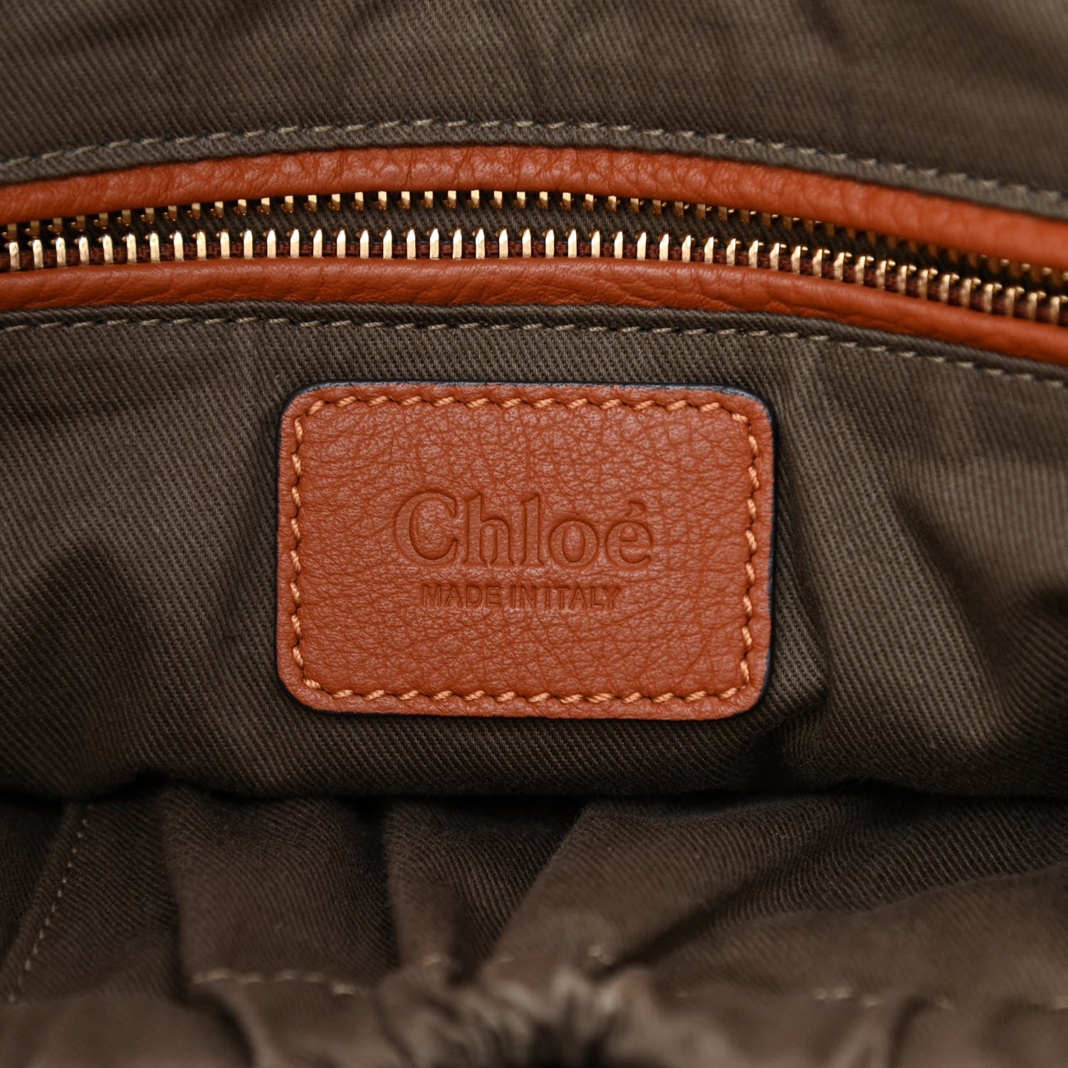 Chloe Calfskin Medium Marcie Satchel Tan 6 of 9