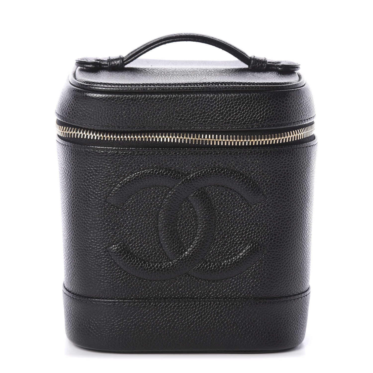 Chanel Caviar Vanity Cosmetic Case Black 1 of 7