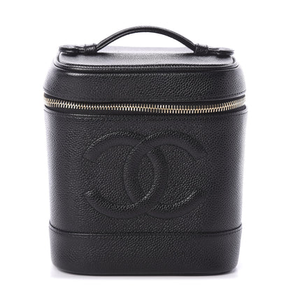 Chanel Caviar Vanity Cosmetic Case Black 1 of 7