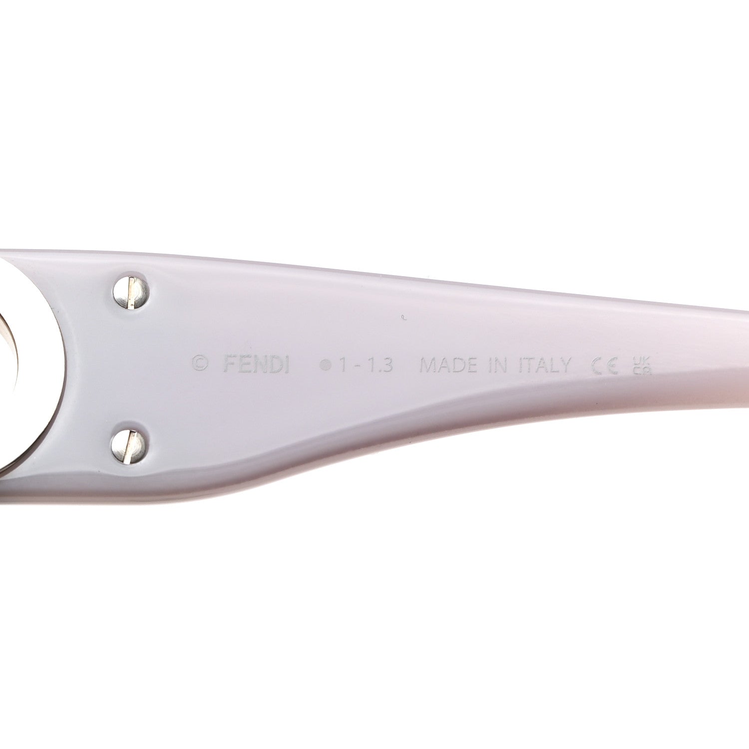Fendi Acetate O Lock Square Sunglasses FE40063I Light Purple 6 of 7
