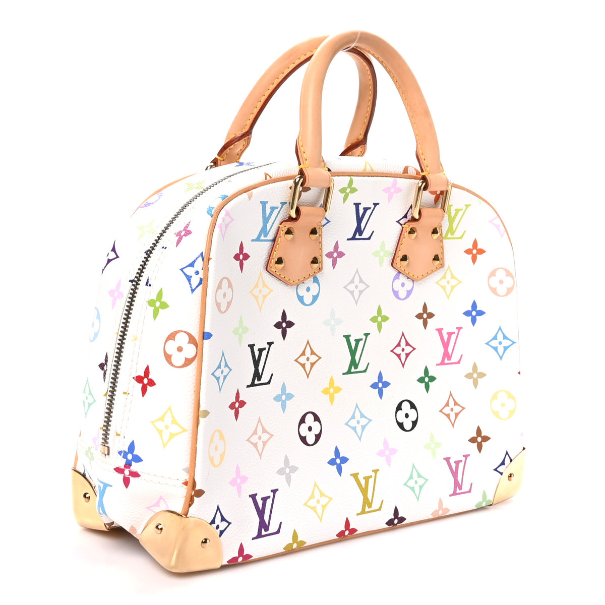 Louis Vuitton Monogram Multicolor Trouville White 3 of 9