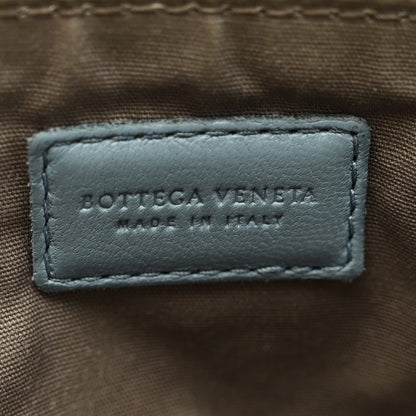 Bottega Veneta Nappa Intrecciato Zip Pouch Blue 6 of 7