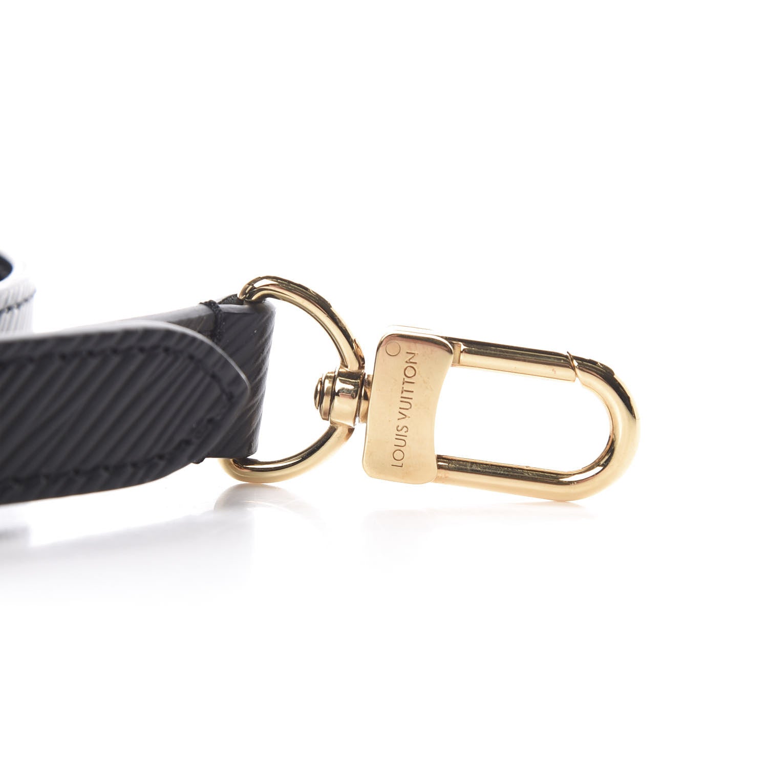 Louis Vuitton Epi 16mm Adjustable Shoulder Strap Black 3 of 4