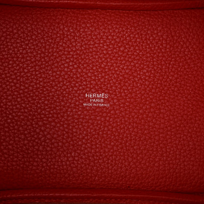 Hermes Taurillon Maurice Picotin Lock 18 PM Rouge Piment 6 of 10