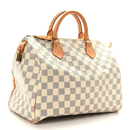 Louis Vuitton Damier Azur Speedy 30 2 of 10