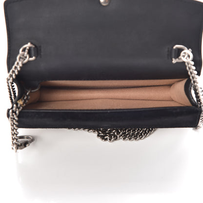 Gucci GG Supreme Monogram Super Mini Dionysus Shoulder Bag Black 5 of 10