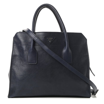 Prada Glace Calfskin Shopping Tote Baltico 1 of 18