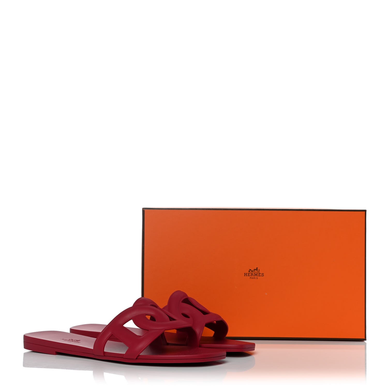 Hermes Rubber Aloha Sandals 39 Rose Baie 9 of 9