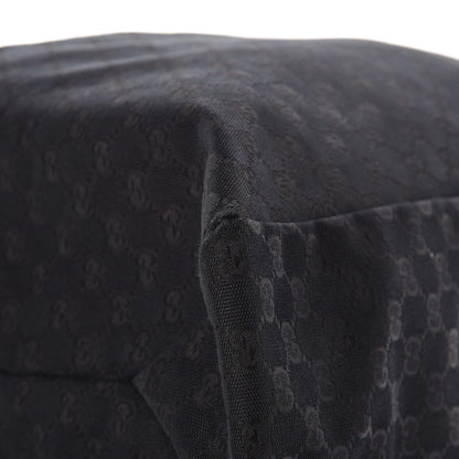 Gucci Monogram Large Horsebit Chain Hobo Black 11 of 13