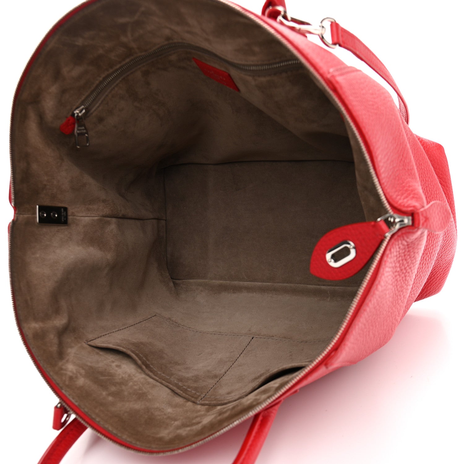 Louis Vuitton Veau Cachemire Soft Lockit MM Rubis 5 of 10