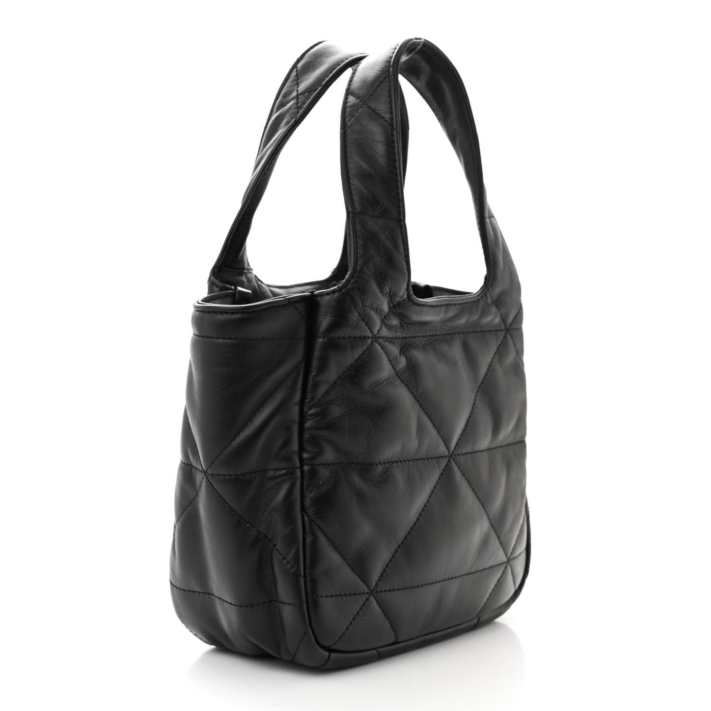 Nappa Quilted Dynamique Tote Black