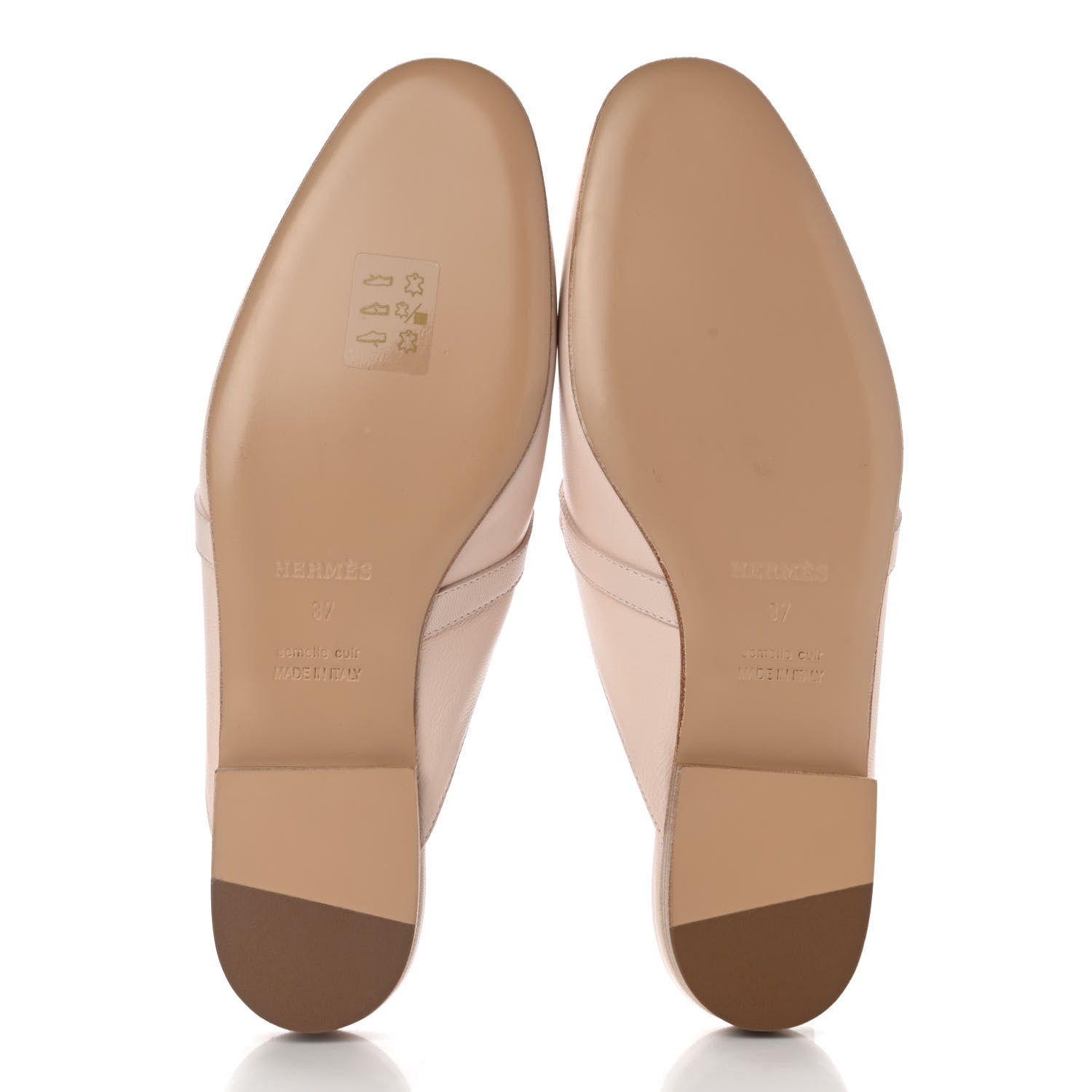 Hermes Goatskin Oz Mules 37 Blanc Poros 5 of 10