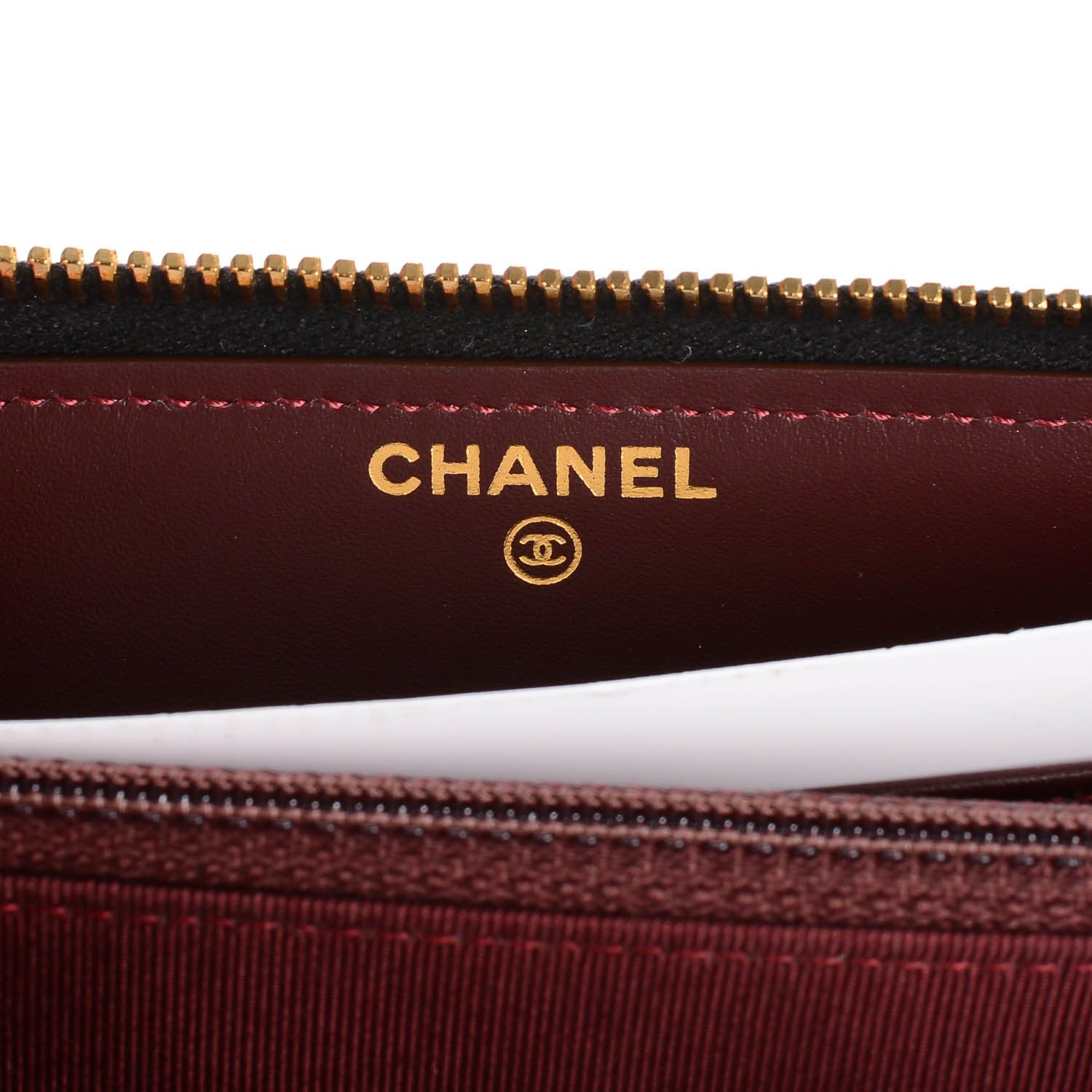 Chanel Caviar Quilted Large Gusset Zip Around Wallet Black 6 of 8