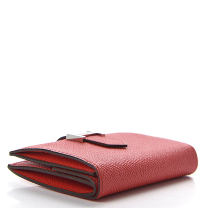 Hermes Epsom Mini Bearn Wallet Rouge De Coeur 4 of 7