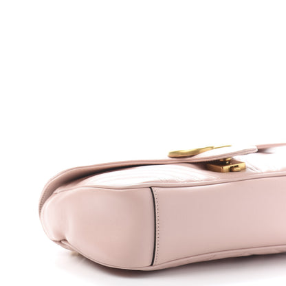 Gucci Calfskin Matelasse Small GG Marmont Shoulder Bag Perfect Pink 10 of 12