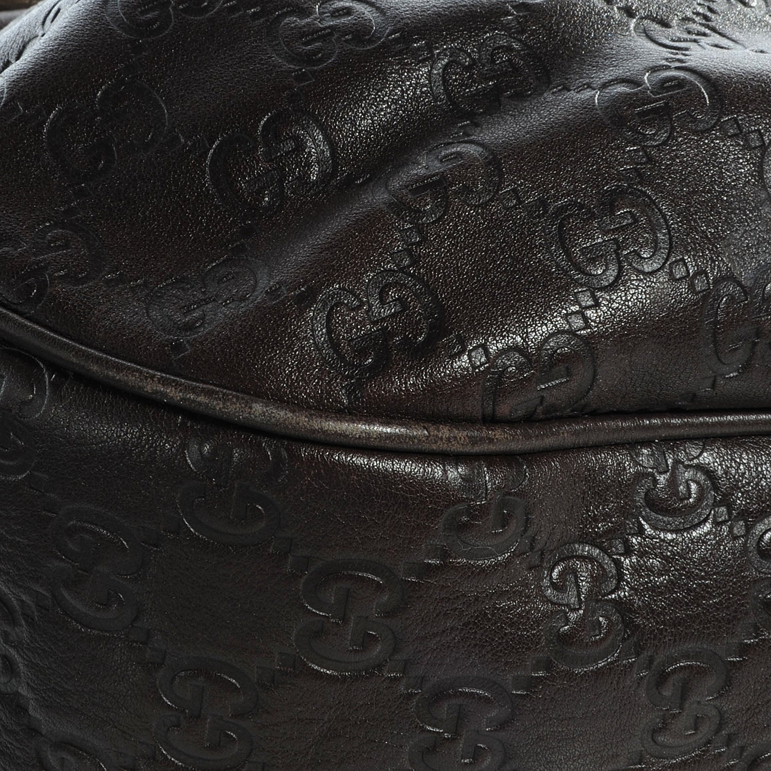 Gucci Guccissima Medium Sukey Hobo Dark Brown 5 of 11