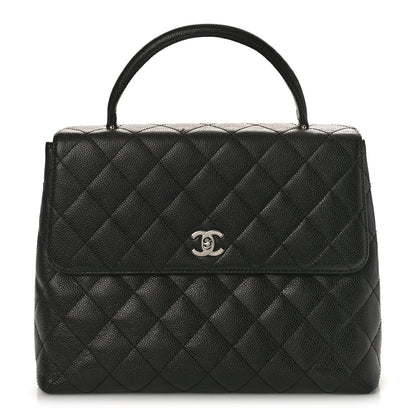 Chanel Caviar Quilted Jumbo Kelly Flap Black 1 of 10