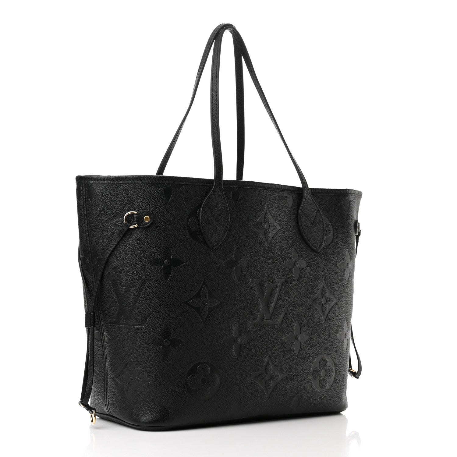 Louis Vuitton Empreinte Monogram Giant Neverfull MM Black 4 of 10
