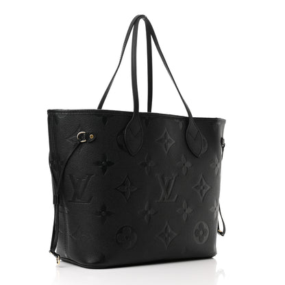 Louis Vuitton Empreinte Monogram Giant Neverfull MM Black 4 of 10