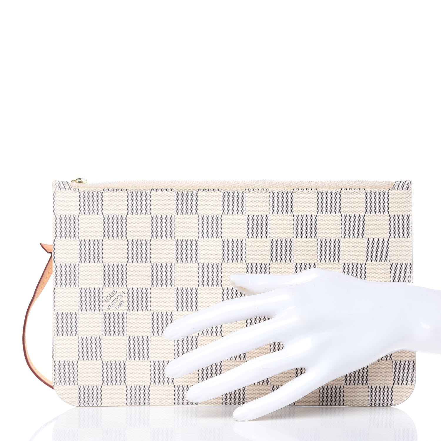 Louis Vuitton Damier Azur Neverfull MM GM Pochette 2 of 11