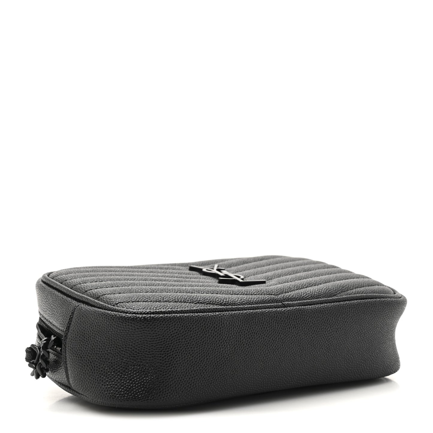 Grain De Poudre Matelasse Monochrome Monogram Mini Lou Camera Bag Black