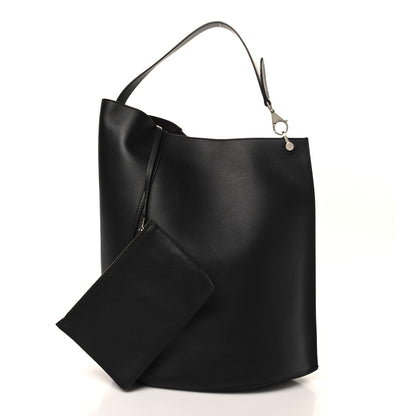 Lanvin Calfskin Large Hook Bag Black 3 of 10