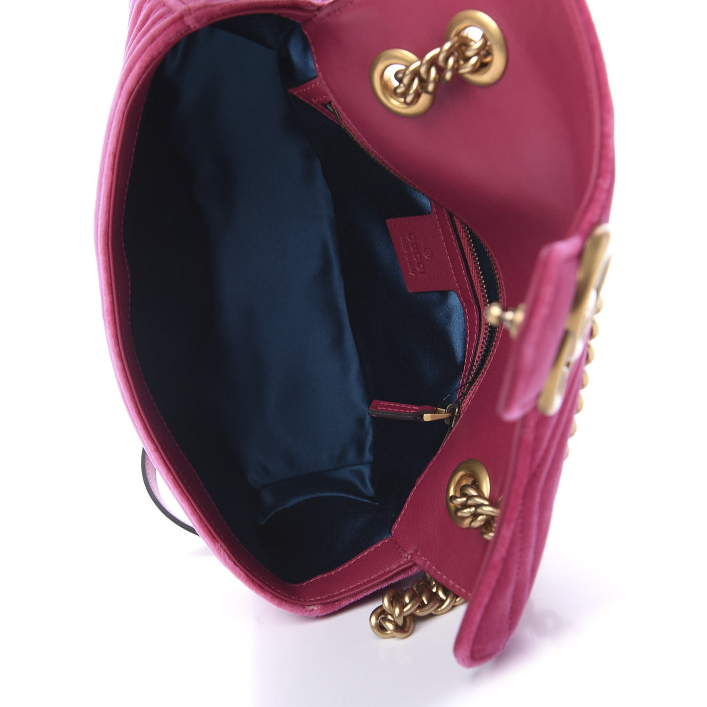 Velvet Matelasse Small GG Marmont Shoulder Bag Light Raspberry Rose