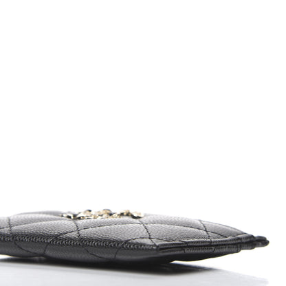 Chanel Caviar Quilted French New Wave Card Holder Black 8 of 12