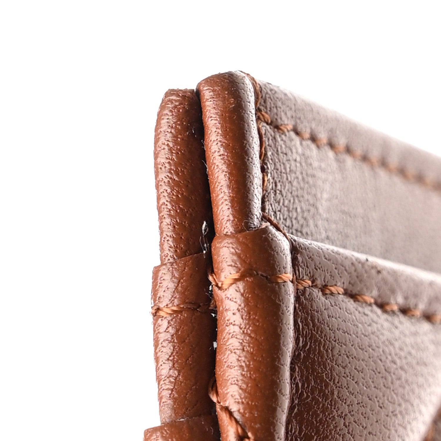 Chanel Lambskin Quilted Studded CC Card Holder Camel 9 of 19
