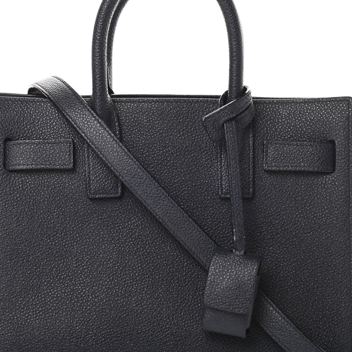 Saint Laurent Grained Calfskin Nano Sac De Jour Marine 8 of 11