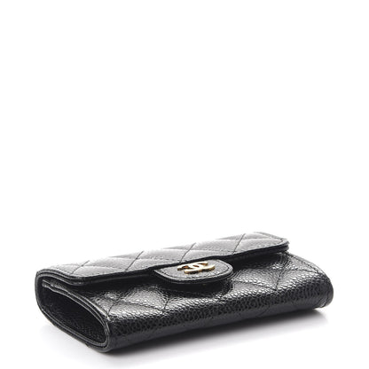 Chanel Caviar Quilted Flap Card Holder Black 4 of 9