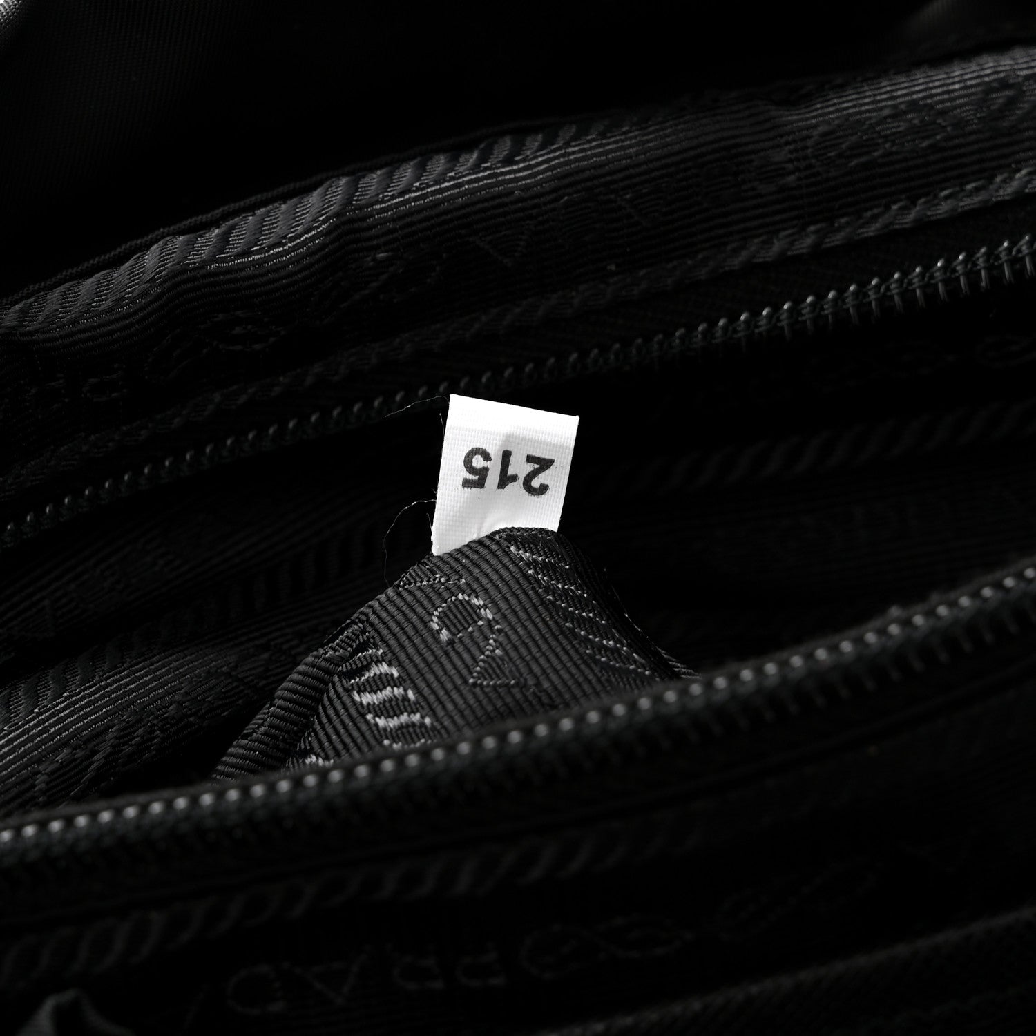 Prada Tessuto Nylon Saffiano Medium Backpack Black 6 of 9