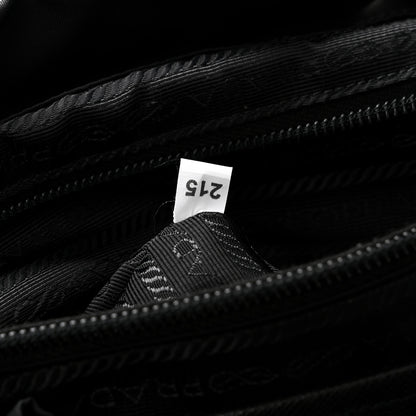 Prada Tessuto Nylon Saffiano Medium Backpack Black 6 of 9