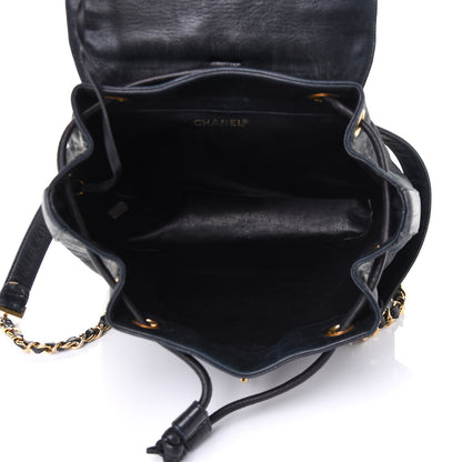 Chanel Lambskin Quilted CC Backpack Black 4 of 12