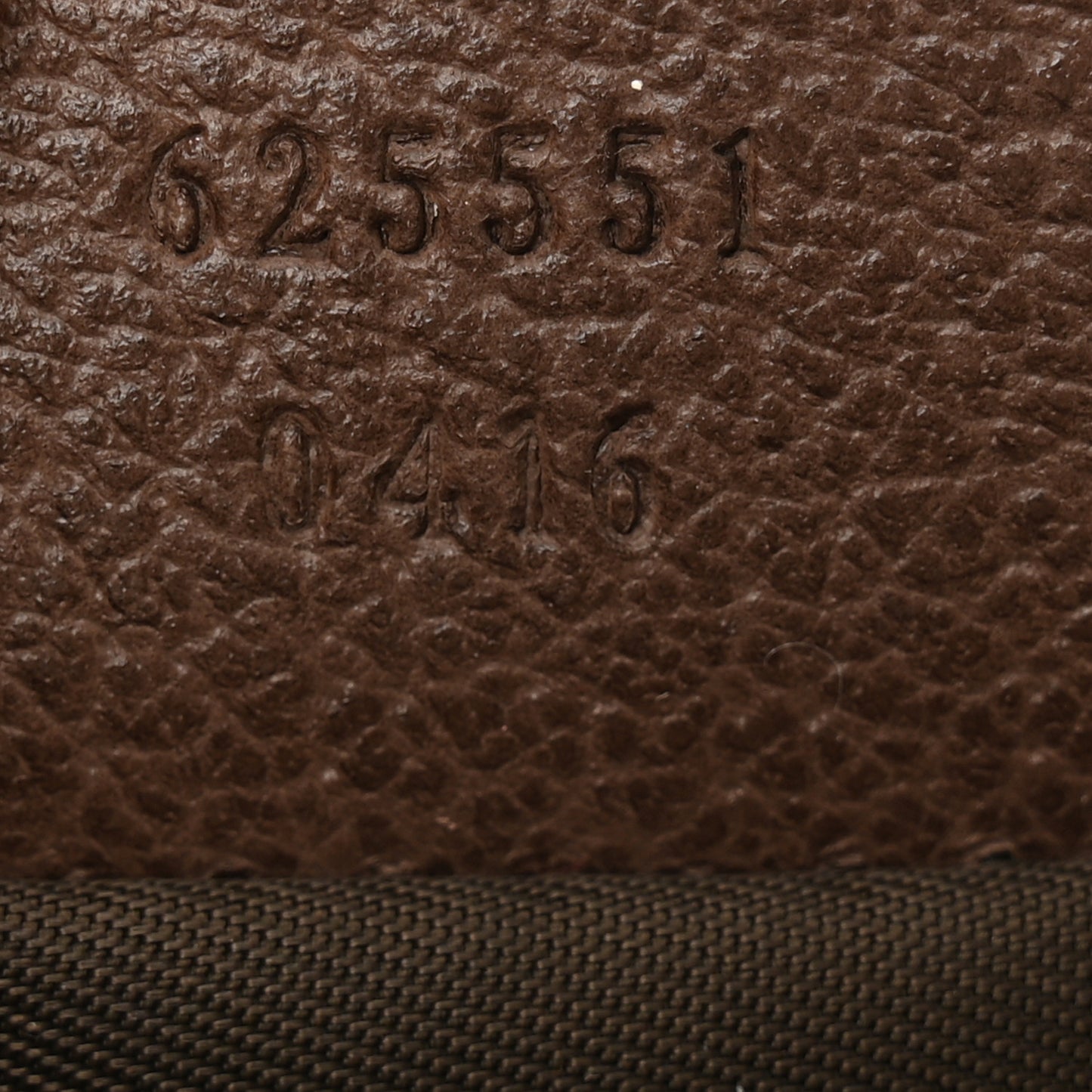 GG Supreme Monogram Textured Calfskin Web Large Ophidia Cosmetic Case Beige Ebony New Acero