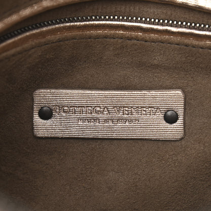 Bottega Veneta Metallic Grosgrain Intrecciato Nodini Crossbody Messenger Copper 6 of 10