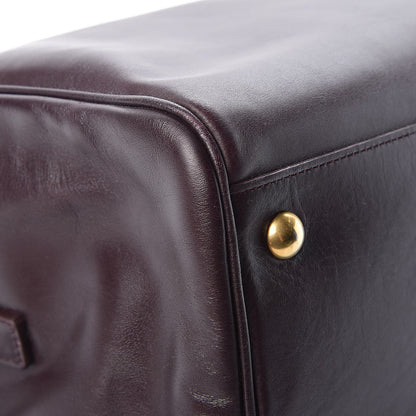 Saint Laurent Calfskin Classic Duffle 6 Bordeaux 23 of 25
