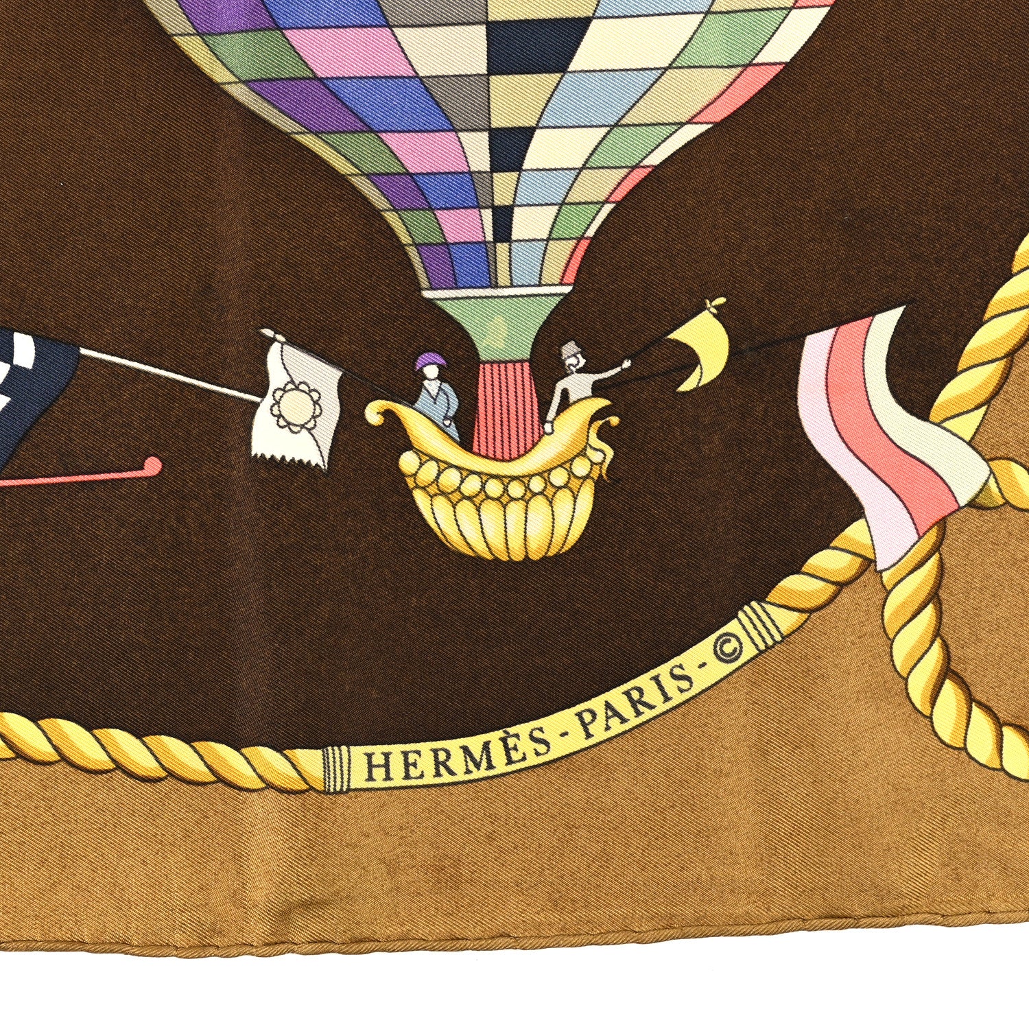 Hermes Silk Les Folies Du Ciel Double Face Scarf 90 2 of 3