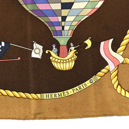 Hermes Silk Les Folies Du Ciel Double Face Scarf 90 2 of 3