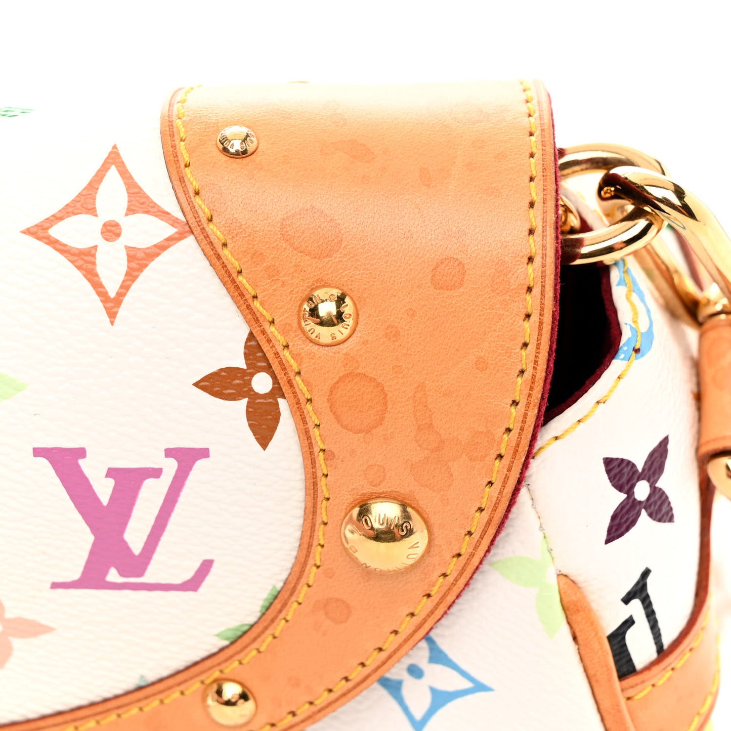 Monogram Multicolor Beverly MM White