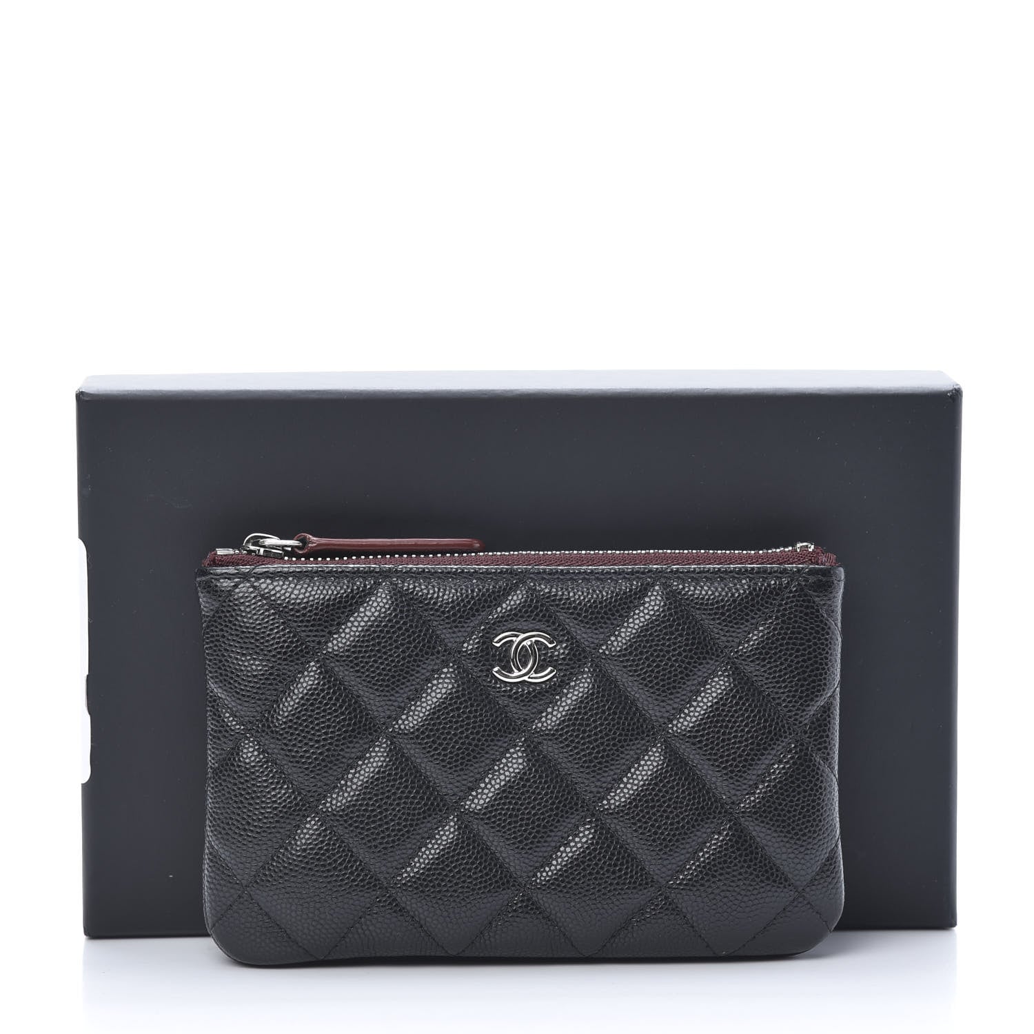 Chanel Caviar Quilted Small Cosmetic Case Black 8 of 8