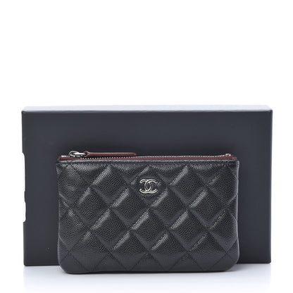 Chanel Caviar Quilted Small Cosmetic Case Black 8 of 8