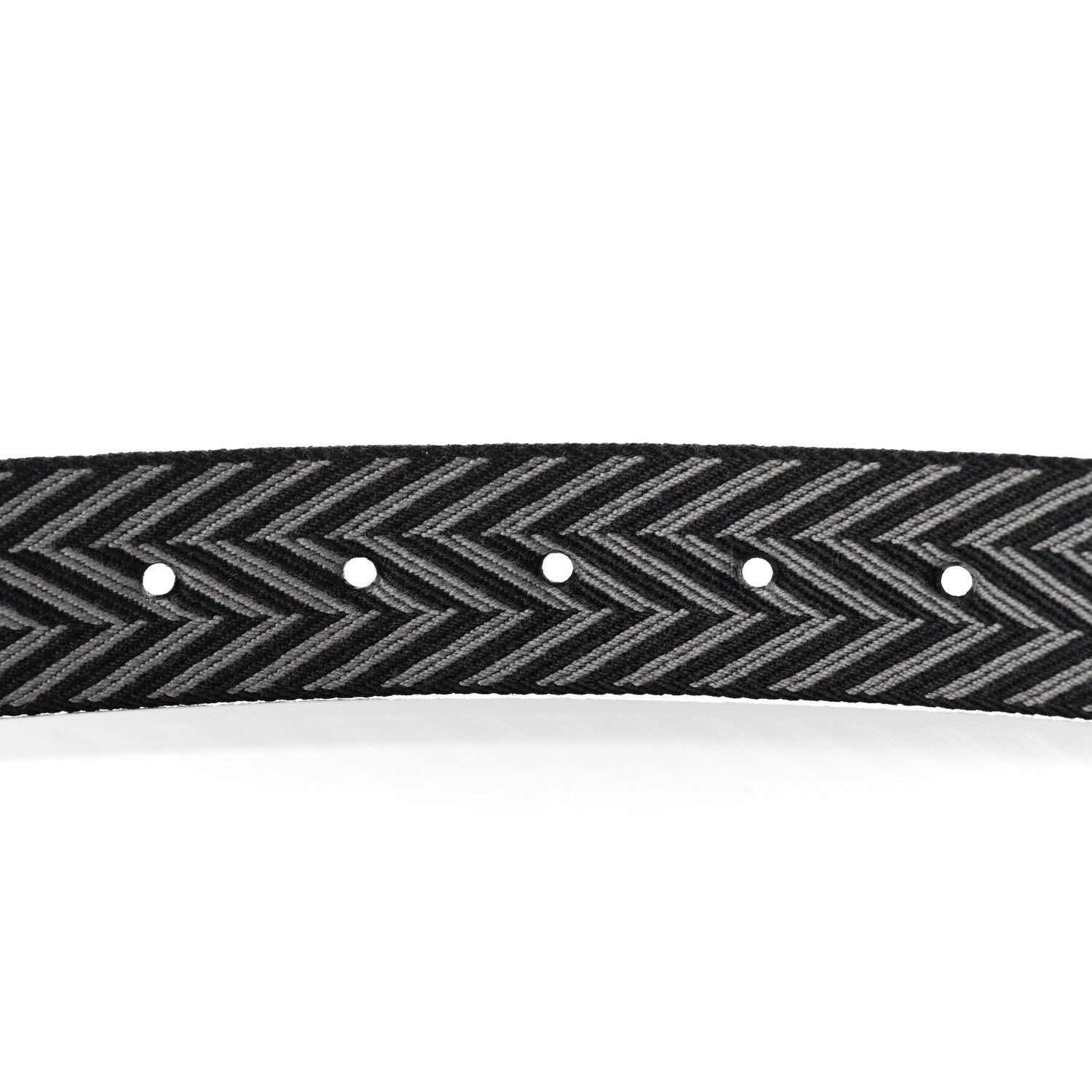Hermes Toile Sombrero Calfskin 32mm H Belt Strap Medium Black Graphite 4 of 5