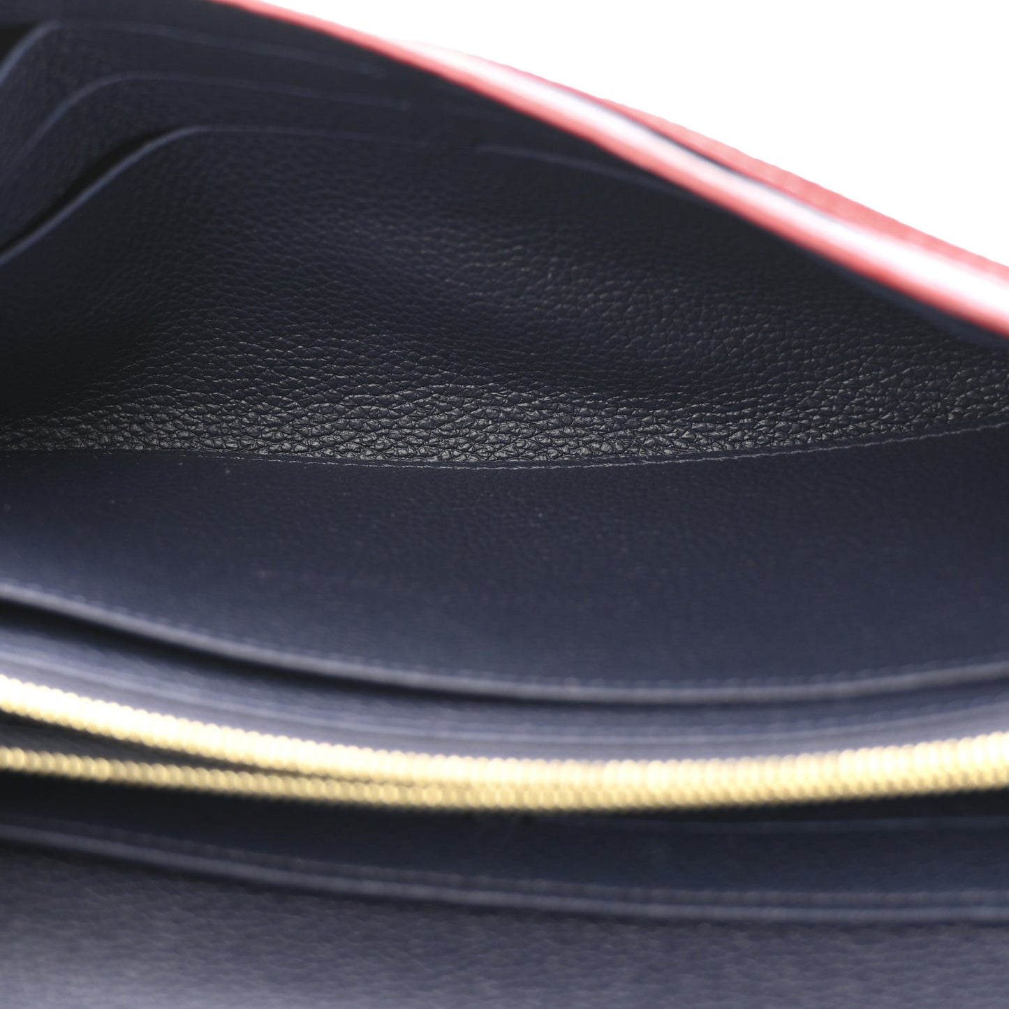 Empreinte Sarah Wallet NM Marine Rouge