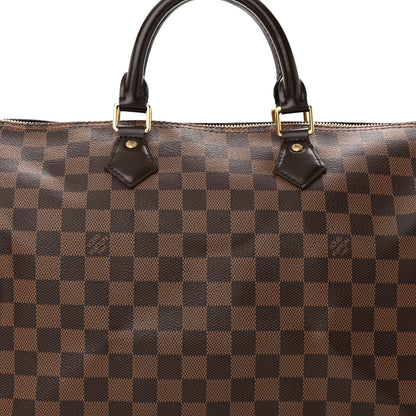 Louis Vuitton Damier Ebene Speedy 35 8 of 12
