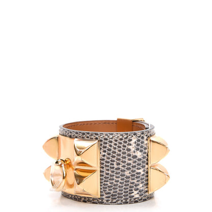 Hermes Lizard Collier De Chien CDC Bracelet S Ombre 1 of 8