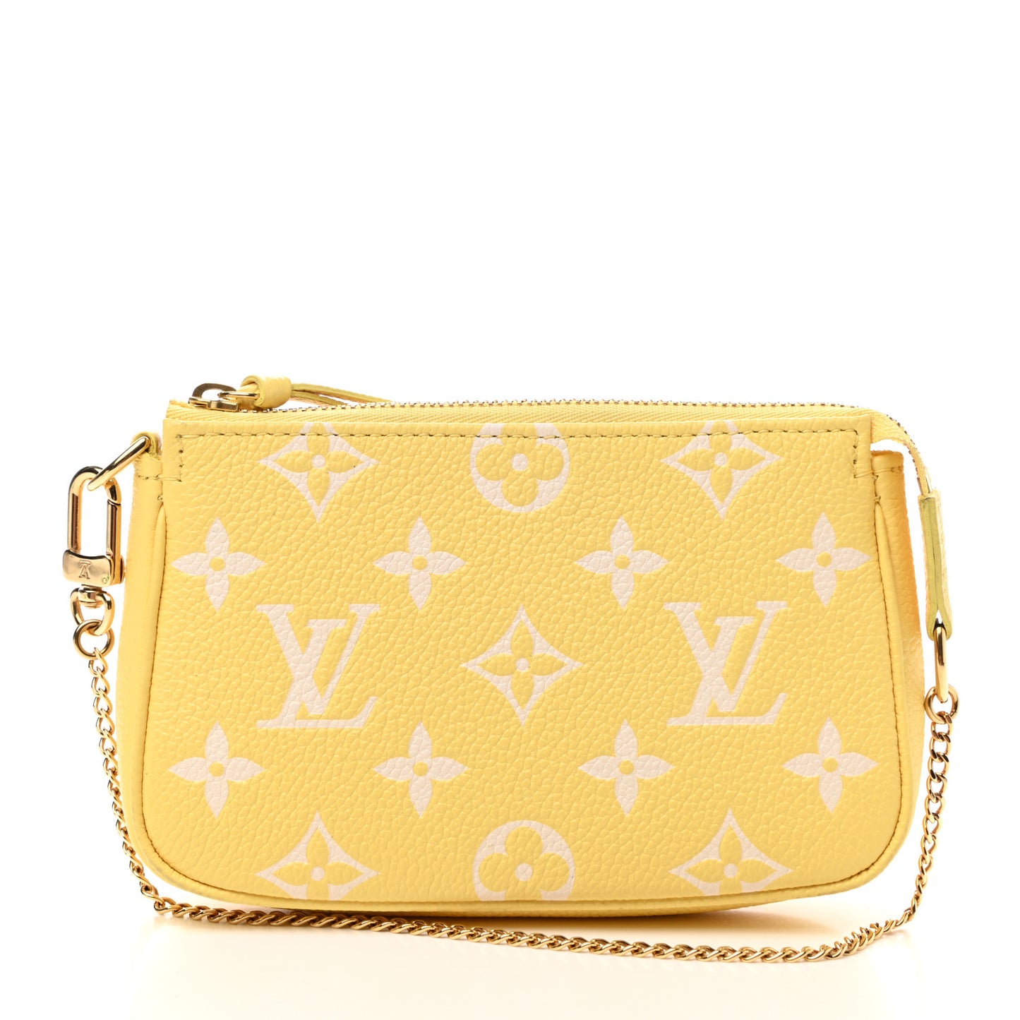 Empreinte Monogram Mini Pochette Accessories Lemon Curd Yellow