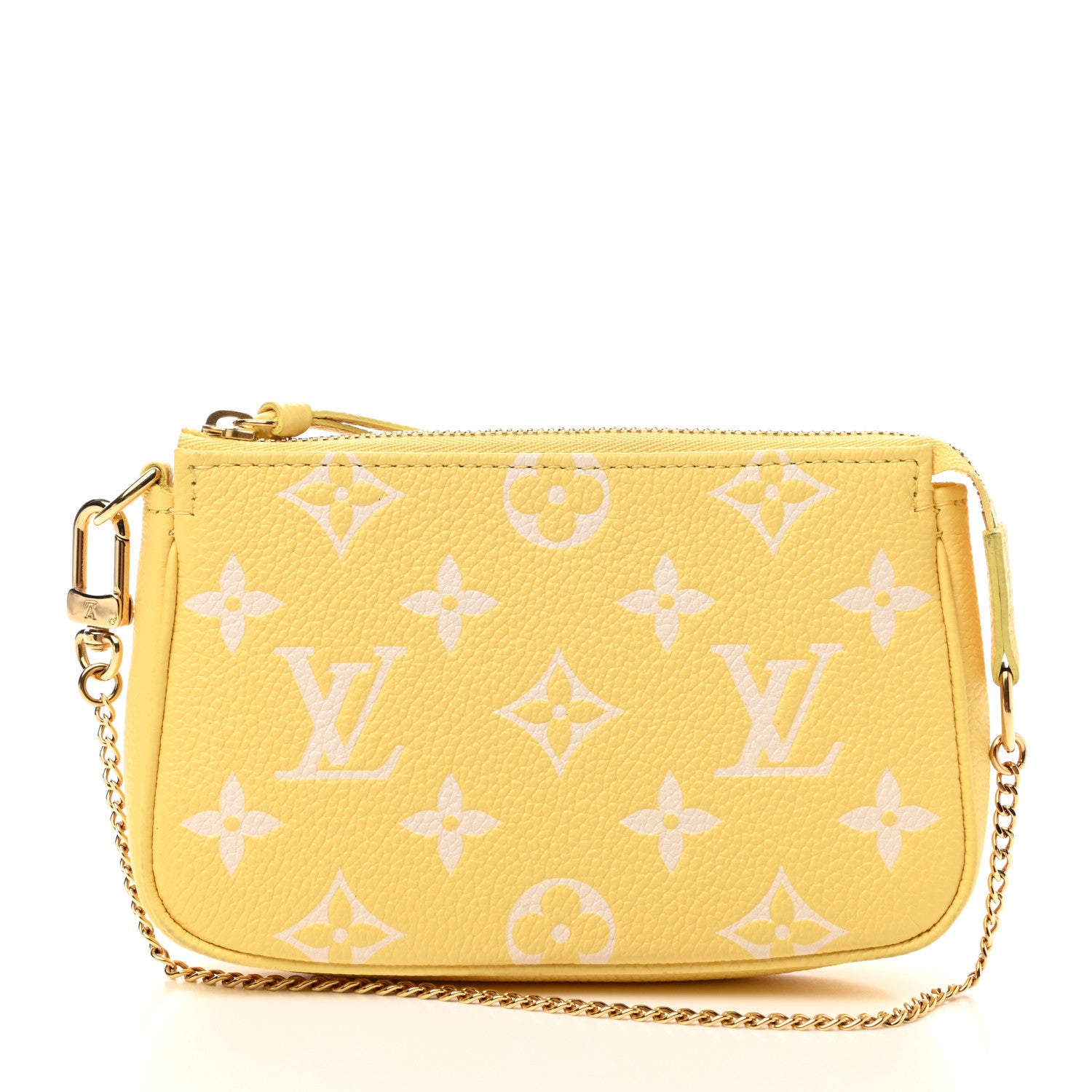 Louis Vuitton Empreinte Monogram Mini Pochette Accessories Lemon Curd Yellow 1 of 6