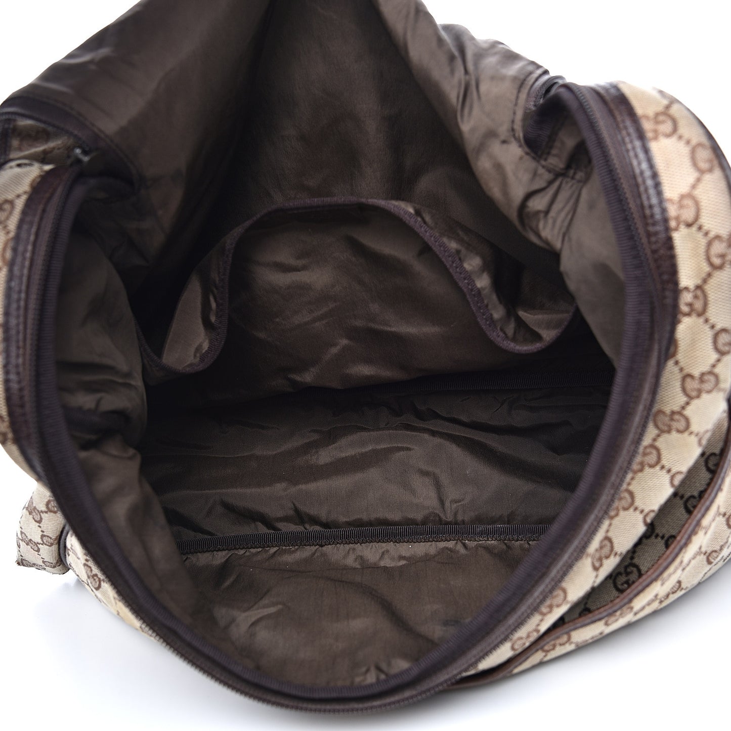 Monogram Natural Pigskin Large Diaper Bag Beige Ebony Cocoa Dark Chocolate