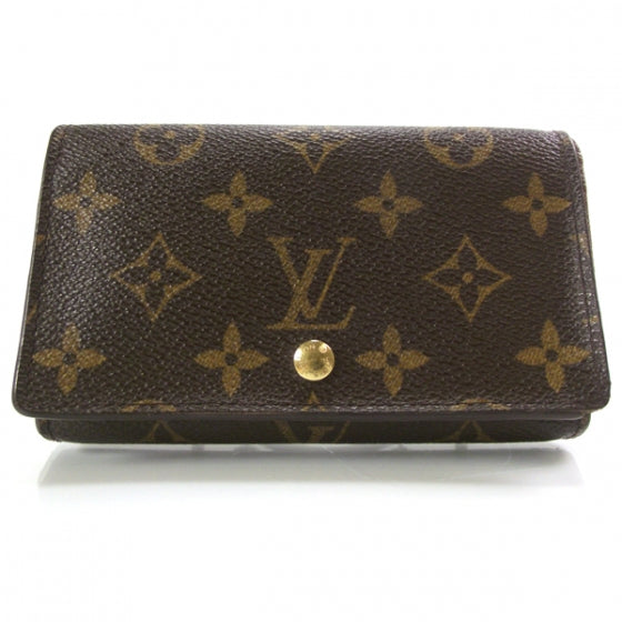 Louis Vuitton Monogram Porte-Monnaie Tresor Wallet 1 of 9